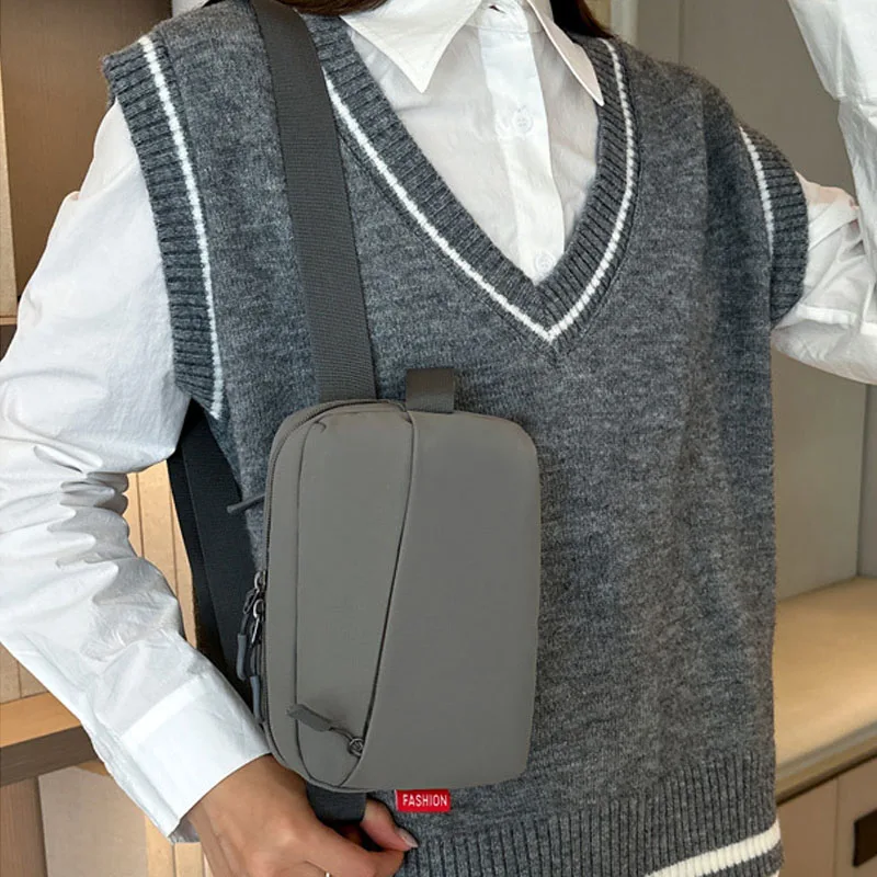 Neue Nylon-Brusttaschen, Bananentasche für Damen, Sling-Crossbody-Gürteltasche, Unisex-Hüfttasche, lässige Bauchtasche, hochwertige Gürteltasche – Detail 5