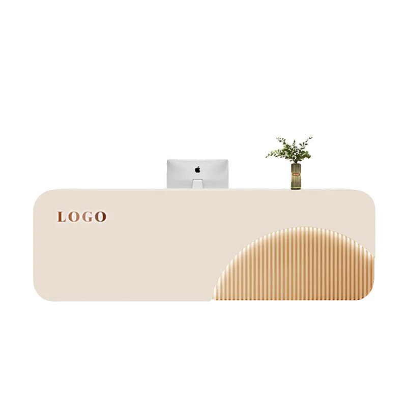 Luxury Decor Reception Desks Display Simple Design Reception Desk Accessories Bancone Bar Professionale Commercial Furniture