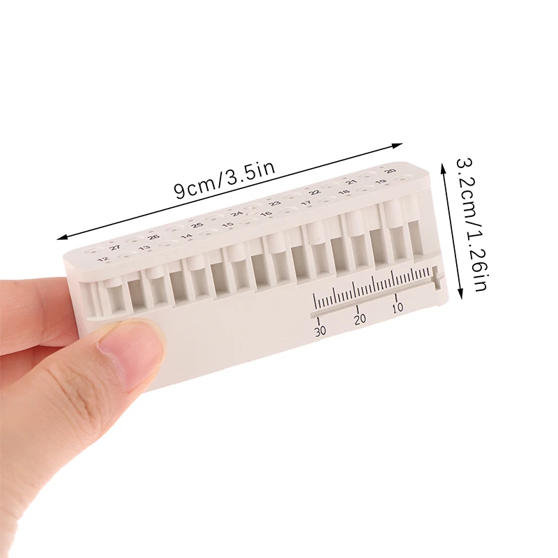 1pc Dental Autoclavable Endo Block Stand Ruler Dentist Instrument Ruler Products Equipment Measuring Block Files Holder