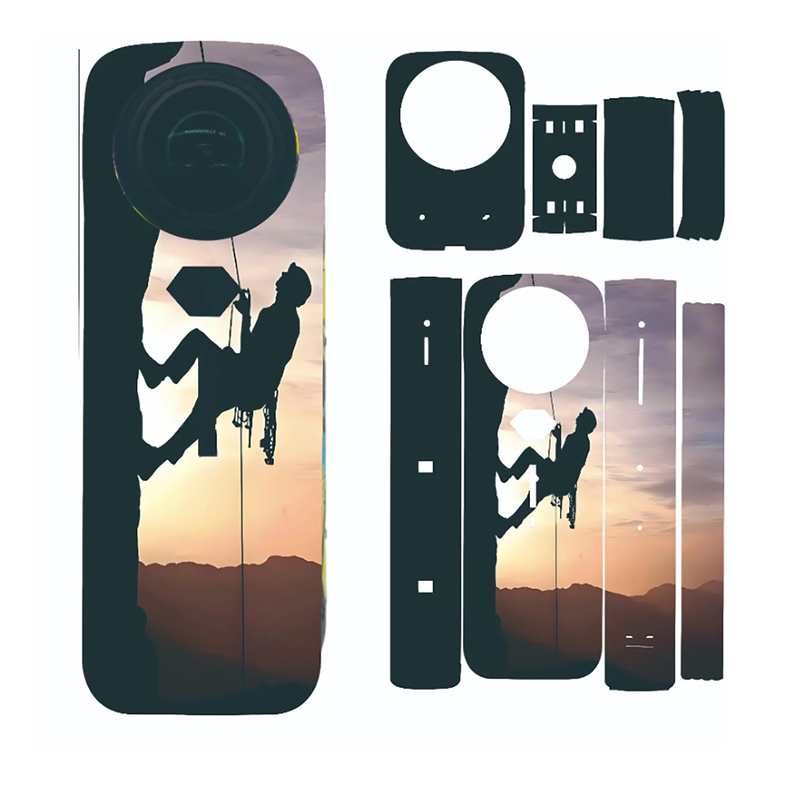 

Protective Sticker For Insta360 X5 Sports Camera Full Package Protection Stickers Anti-Scratch Personalized Stickers Accessories
