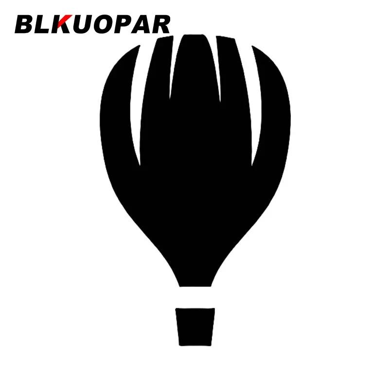 BLKUOPAR Hot Air Balloon Silhouette Car Stickers Waterproof Decal Creative Suitcase Car Assessoires Campervan Car Accessories