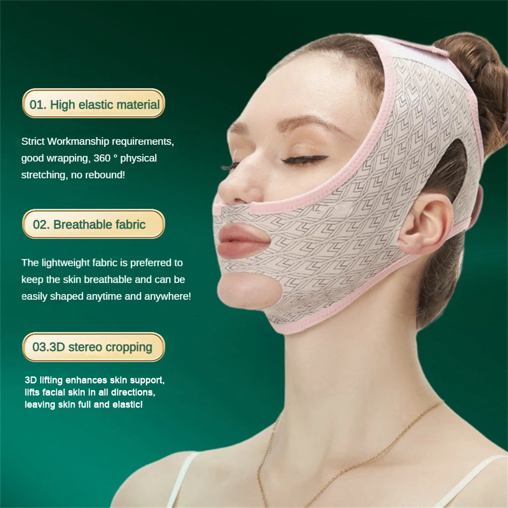 1/2/4PCS Face Shaping Sleep V-type preferito forma del tessuto lo strumento per la cura del viso del contorno delle guance (senza elettricità) maschera per il viso