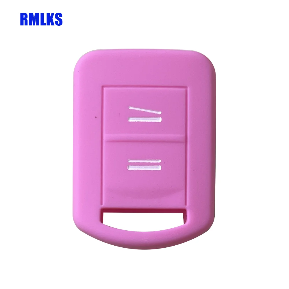 2 Buttons silicone car key cover case set protection For Vauxhall/Opel Vauxhall Corsa C Agila Meriva Combo Remote Key fob