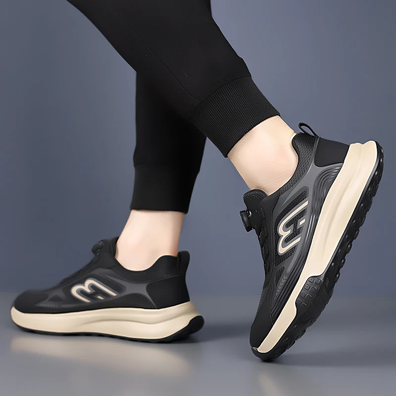 

Autumn New Men's Breathable Mesh Shoes Casual Sports Wear Resistant Running for Men Lightweight and Versatile Running Shoes