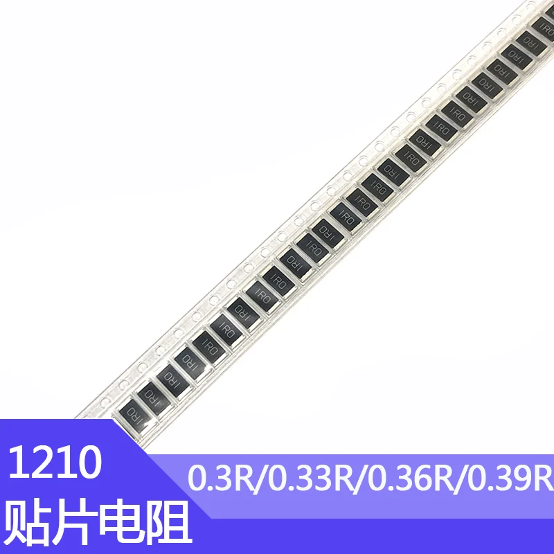 50pcs/lot 1210 Chip Resistor Component Resistance R300 R330 R360 R390 0.3r 0.33r 0.36r 0.39r 1%