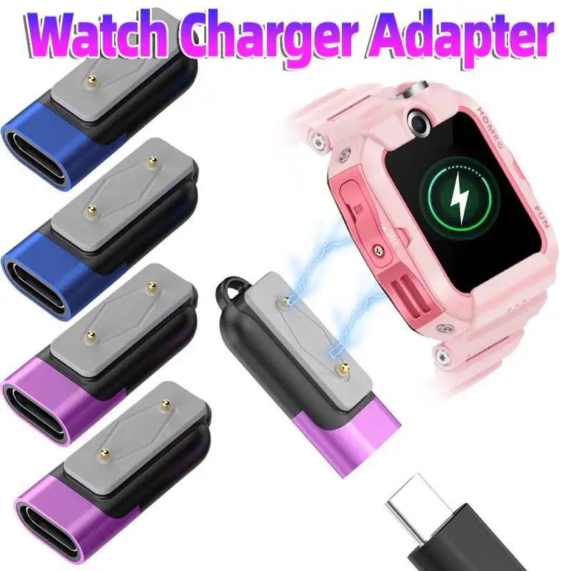 

Watch Charger Type C Adapter Right Angle Charging Cable Converter Magnetic Watch Adapter for Huawei Watch Fit3/2 for Galaxy Fit
