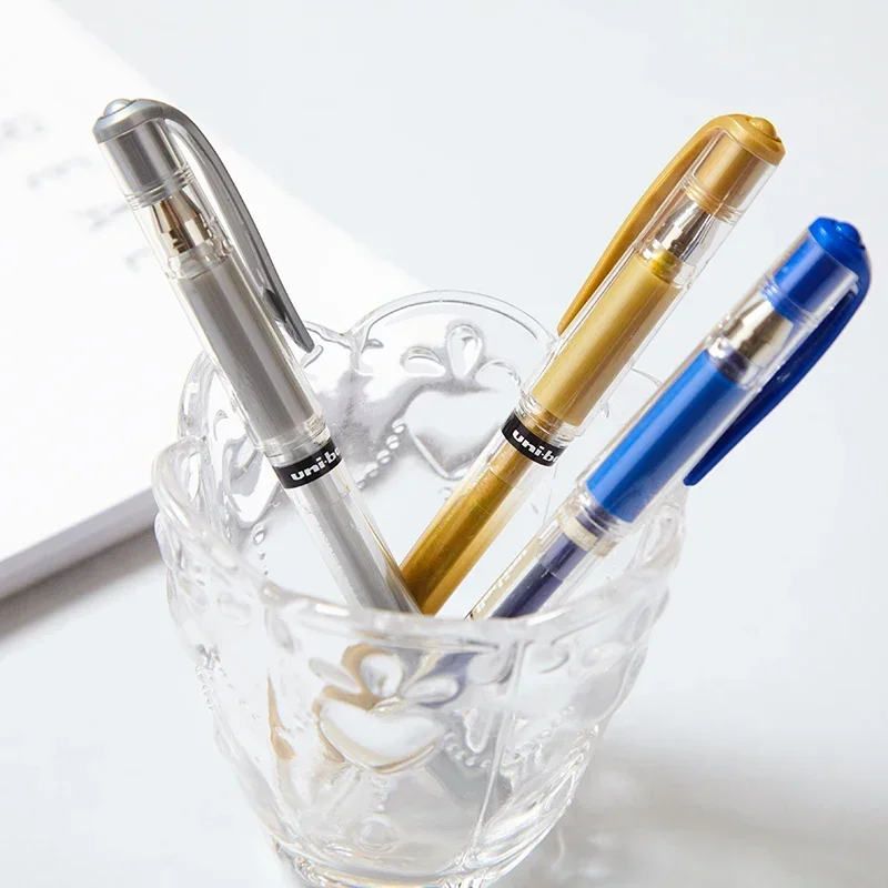 1Pcs Japan UNI Gel Pen UM-153 Waterproof Shorthand 1.0mm Ballpoint Pen Business Office Stationery Bullet Tip Gel Ink Pen