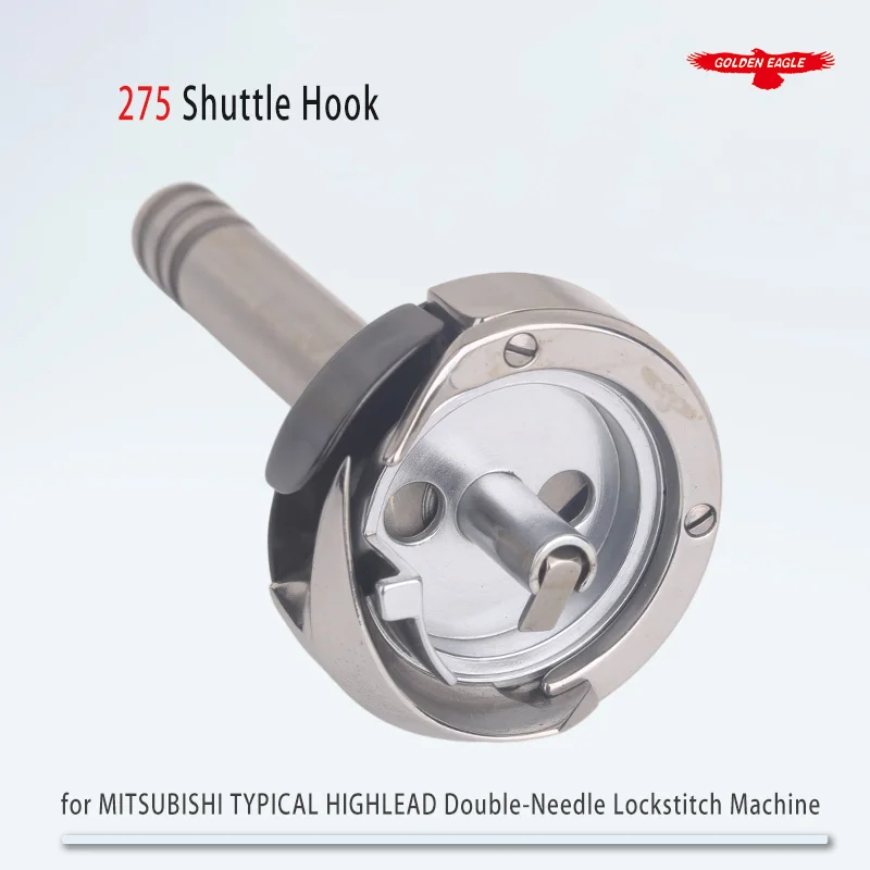 

Golden Eagle 275, крючок для челнока, шпульный крючок, гонка для швейной машины MITSUBISHI/TYPICAL/HIGHLEAD с двойной иглой и углом