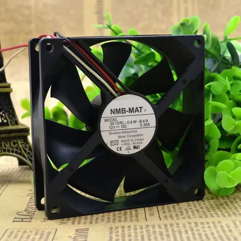 for NMB 9225 3610RL-04W-B49 9025 12V 0.35A 9CM Computer chassis cooling fan