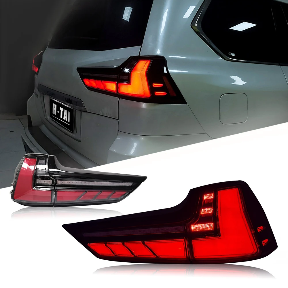 

Пара задних фонарей в сборе для Lexus LX570 2016-2020, задние фонари, светодиодный задний фонарь, стоп-сигнал, фары дальнего света, указатель поворота