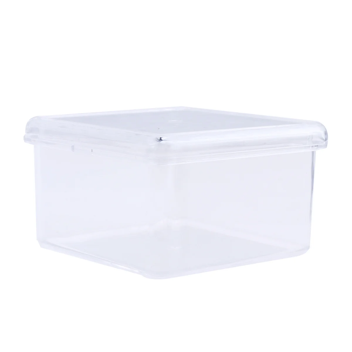 Caja organizadora de maquillaje de acrílico transparente, estuche de almacenamiento transparente para lápiz labial, Perfume, cosméticos, 9x9cm