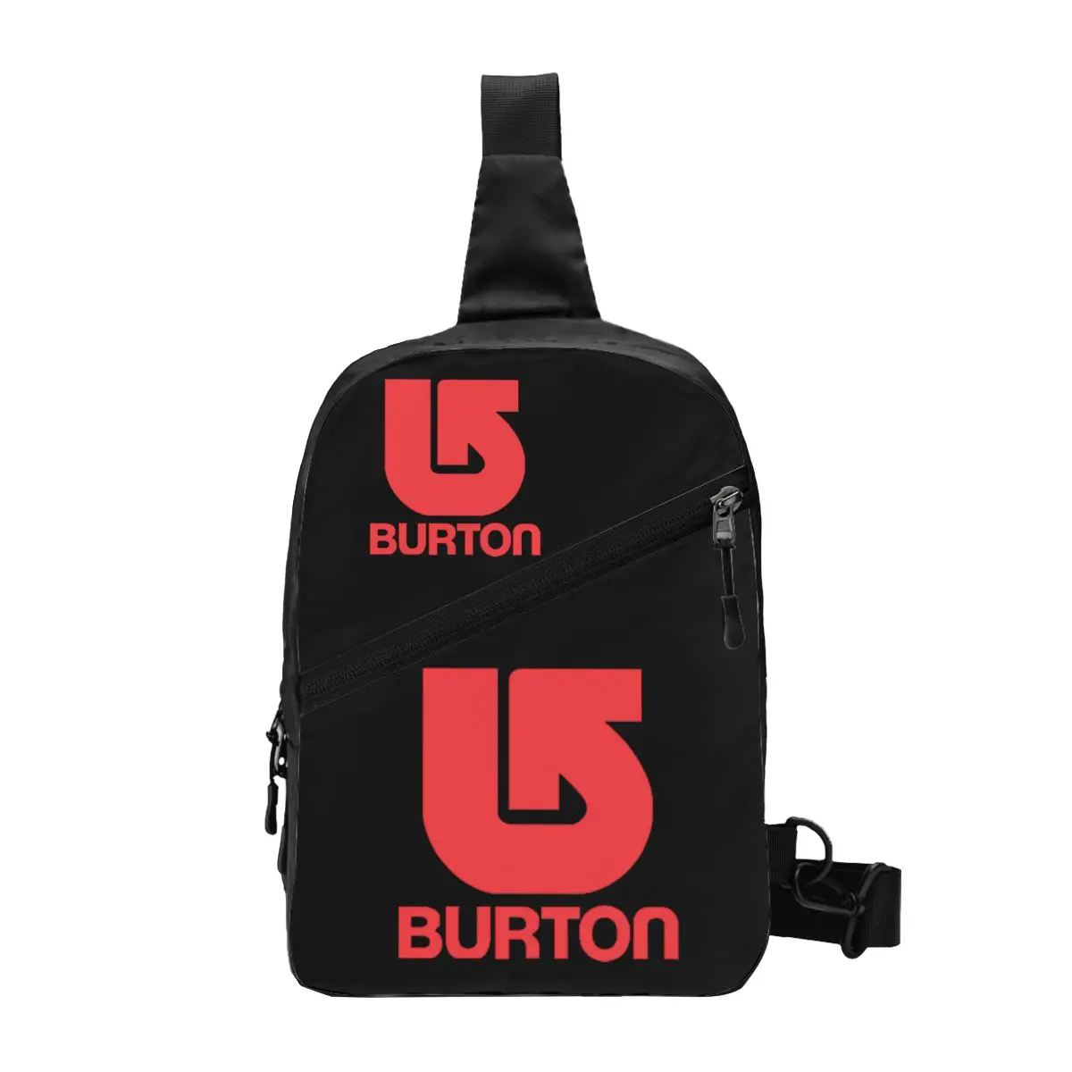 

Burton Snowboard Sportive Chest Bag Men Sling Crossbody Backpack Chest Bag Traveling Hiking Daypack Shoulder Bag