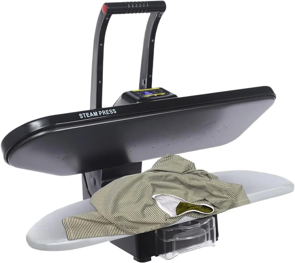36-Inch Large Steam Iron Press Machine, 1600W 110V Commercial Fabric Pressing Iron, Digital Professional Electronic Intelligent Steam Control
