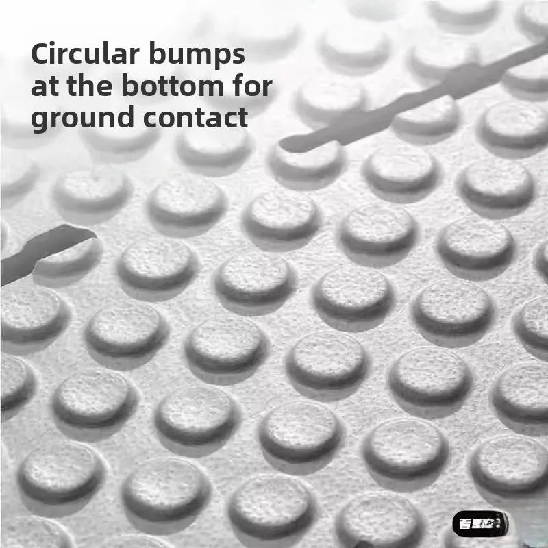 

Non-Slip Foam Bath Mat Shower Room Home Toilet Foot Pad Bathroom Anti-Fall Mat European Style round Shape Commercial Use