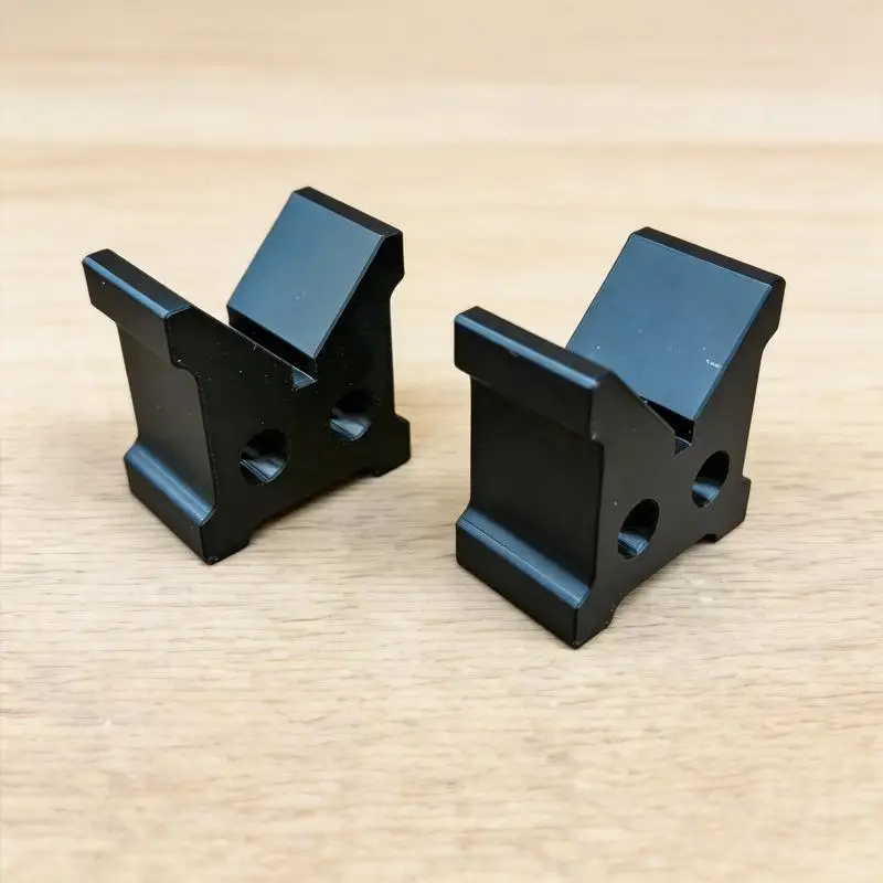 V Type Shaft Fixing Bracket 1 Pair 3D Printed Practical Holder Solid Round Shaft Rod Fixture Ideal Gift for DIY Enthusiasts