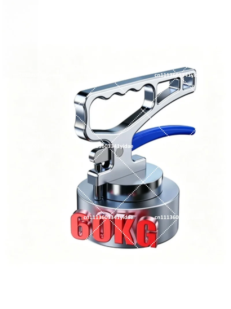 30/60KG Strong Neodymium Magnet Suction Cup Magnetic Pickup Tool for Laser Cutting Portable Lifter Steel Mold Handling
