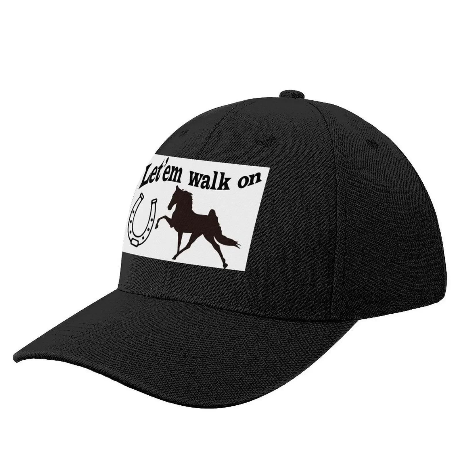 

Let'em Walk On Baseball Cap fishing hat birthday Military Cap Man Men's Women's