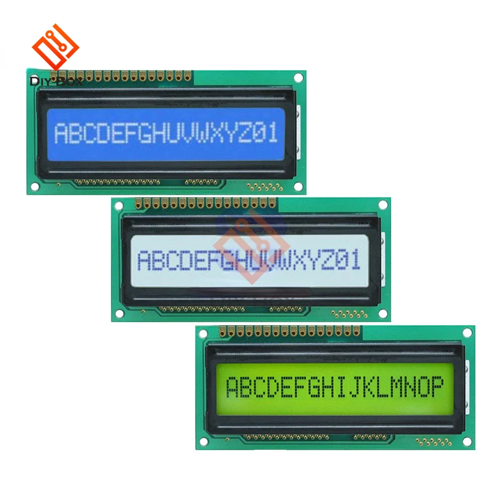 1601 LCD Screen Board 16X1 Character Digital LED LCD Display Module LCM STN SPLC780D KS0066 5V Single Row Interface Board