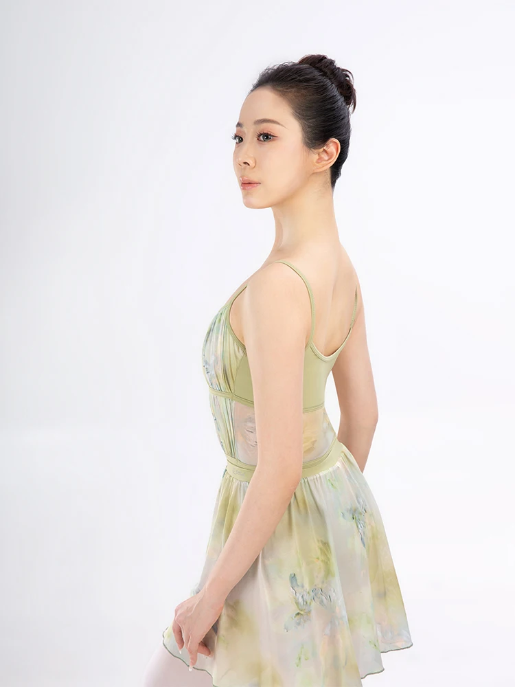 Ballet Suspender One-piece Adult New Dance Practice Suit High Hip Body Suit Girls Gymnastics Leotards