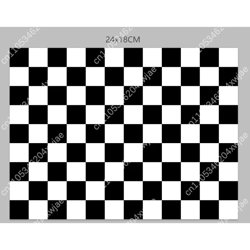Checkerboard Camera Calibration Board Optical Camera Calibration Target For Machine Vision