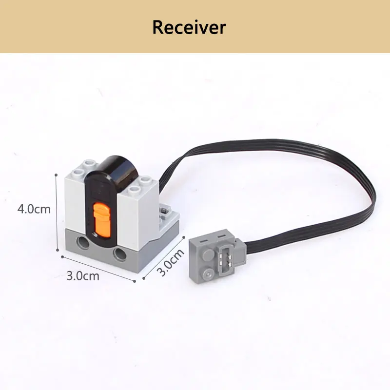 Building Block 2.4G Motor Signal Receiver  Electrical Machinery PF Motor Power Group Electronics Compatible with Lego Parts 8884