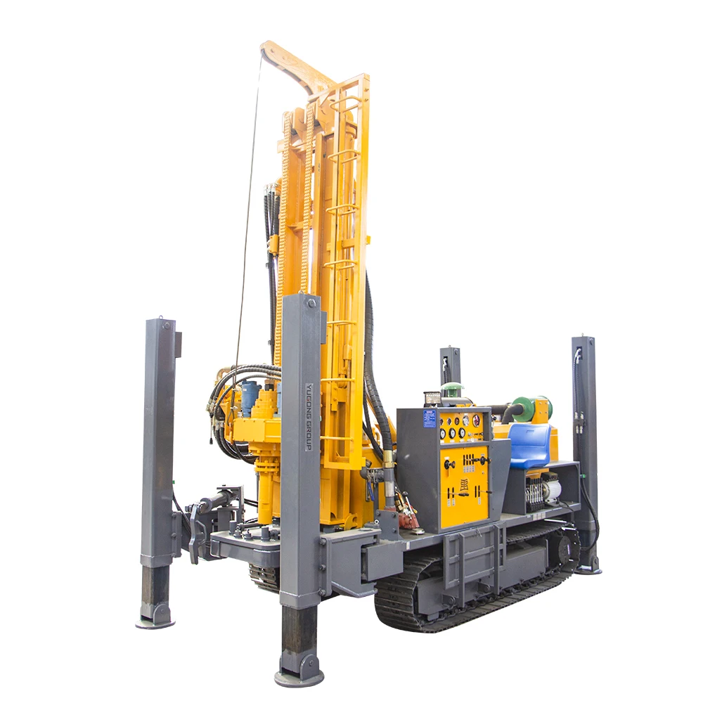 Air Water Dual Purpose Drill Rig 200m 300m 400m Diesel Engine Core Drilling Machine Borewell Drilling Water Well