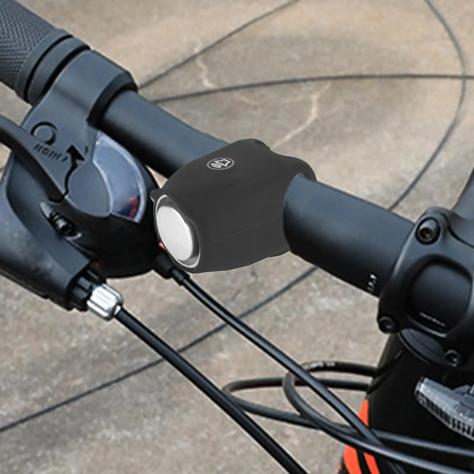 

Electric Bike Bell Electronic Motorcycle Bell Anti-Lost Portable Bike Attachments For Road Riding Commuting Scooter Riders