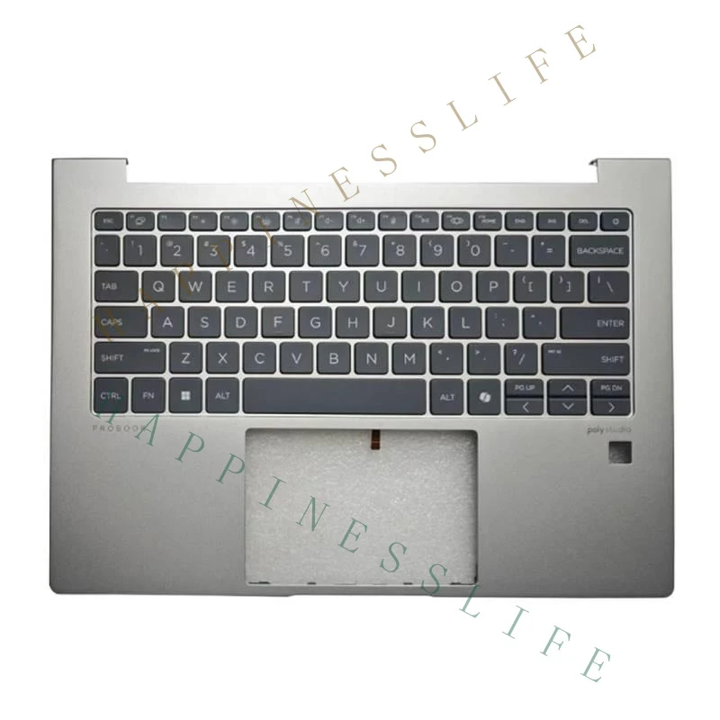 ZR+ Brand New 4BX8VTATP60 Suitable for HP EliteBook 640 645 G11 Palmrest Upper Case + US Keyboard