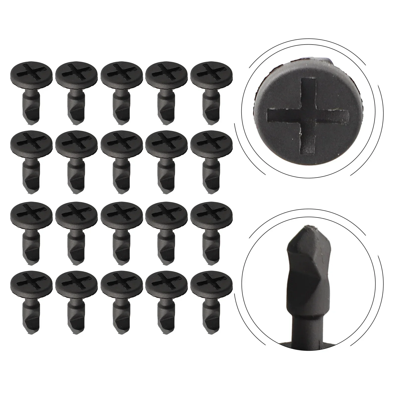 Compatible with For Porsche For 2003 2010 20 Engine Compartment Panel Clips Direct Replacement Part 95557271000