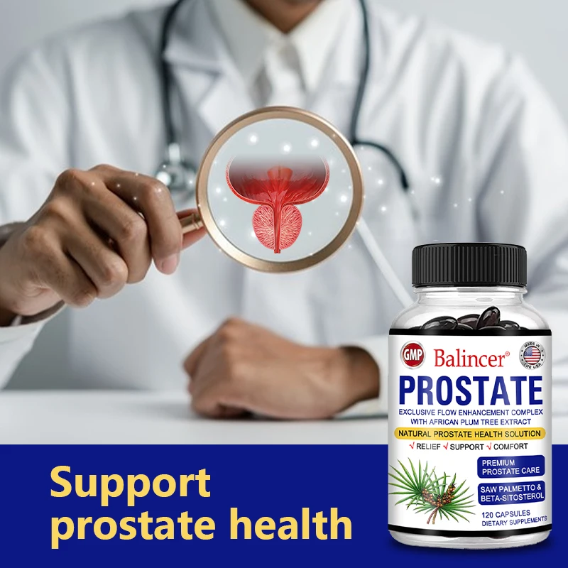 Men\'s Prostate Health - Contains Saw Palmetto To Help Relieve Bladder Pain, Reduce Urinary Frequency and Promote Restful Sleep