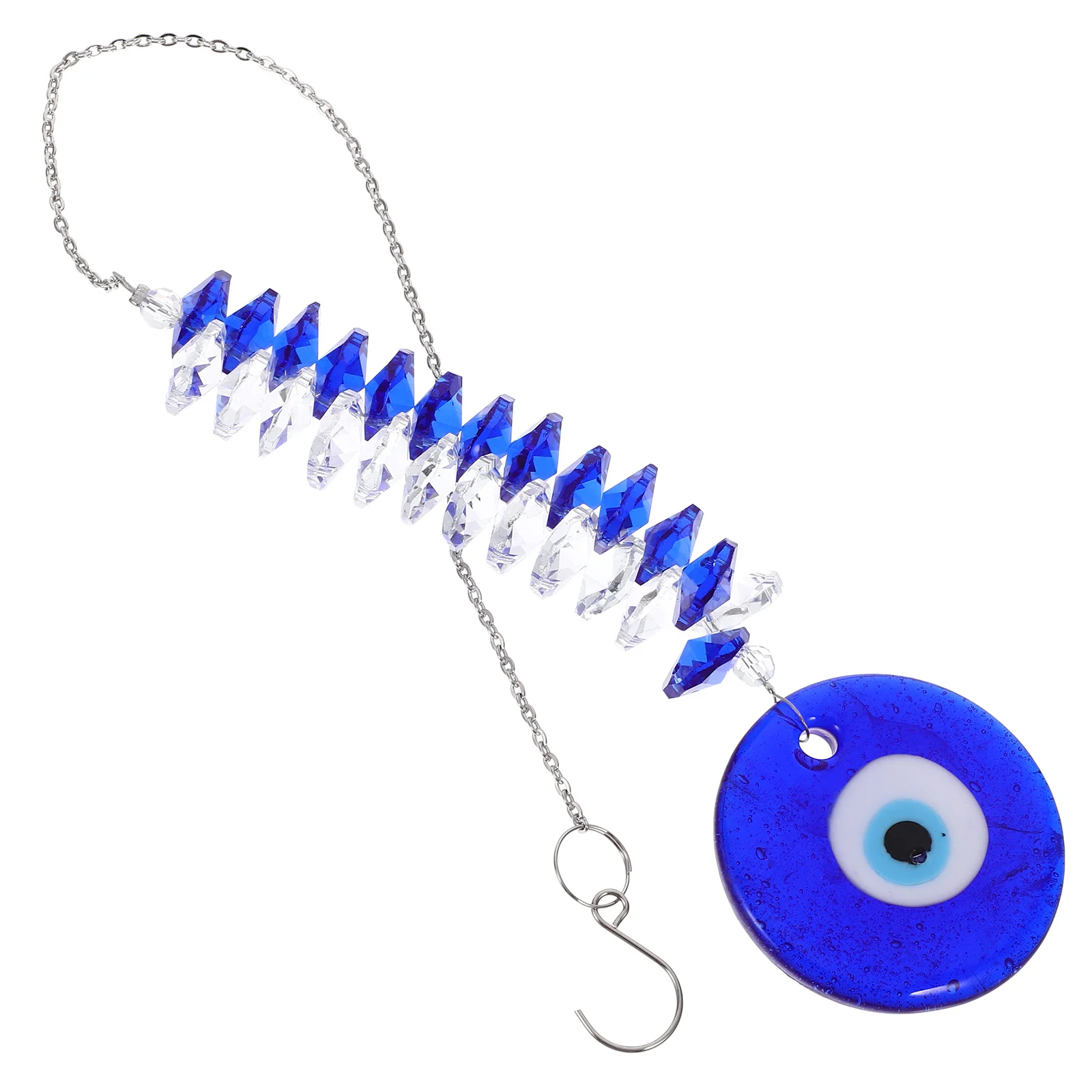 

Glass Evil Eye Car Hanging Ornament Beads Charm Protection Decoration Rearview Mirror Charm Evil Eye Car Accessories