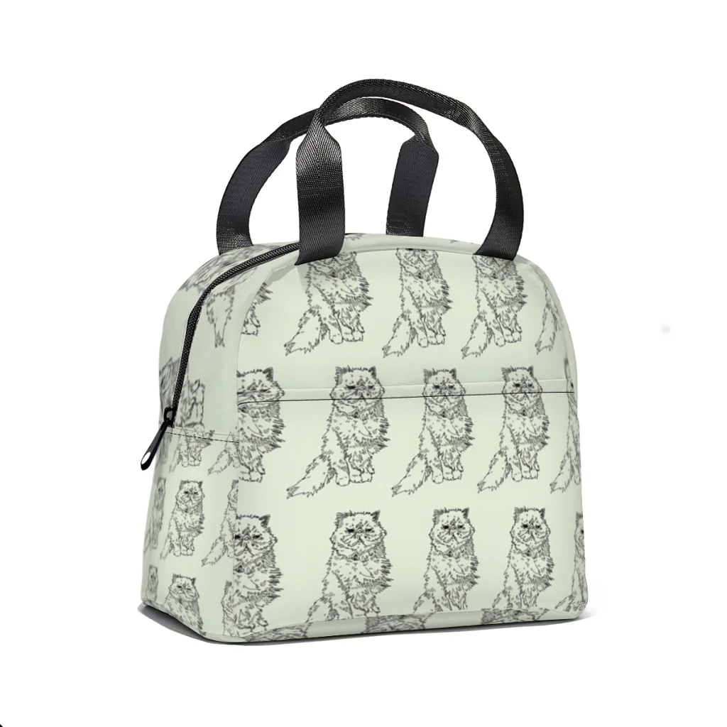 Topaz the cat Lunch Box Women Multifunction Cooler Thermal Food Insulated Lunch Bag Kids Portable Picnic Tote Bags