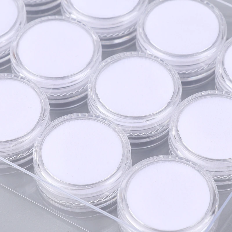 

Акриловый прозрачный круглый дисплей для драгоценных камней, коробка для хранения коллекции ювелирных изделий, драгоценных камней, свободный контейнер с бриллиантами, органайзер, чехол с крышкой