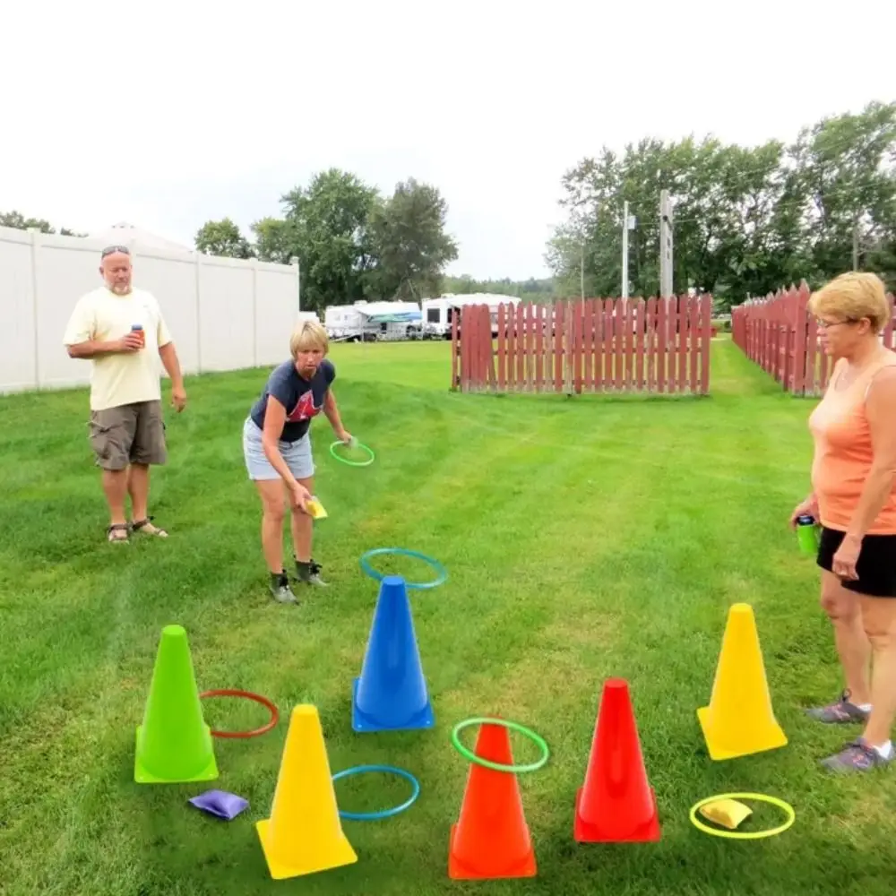 

Пластиковые кольца Радуга Бросок мороженого Игра Радужная башня Бросок скорости Кольцо Кидок Игра Конус Мишень Карнавальная игра