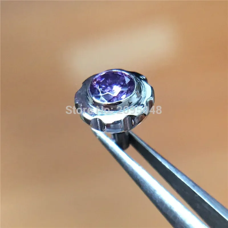 

Purple Gemstones Watch Crown for Chopard Imperiale 40mm Watch Parts