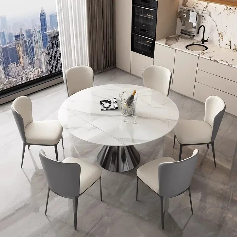 

Home Dining Table Kitchen Restaurant Dining Room Extendable Free Shipping Console Juegos De Comedor Replica Furniture Design