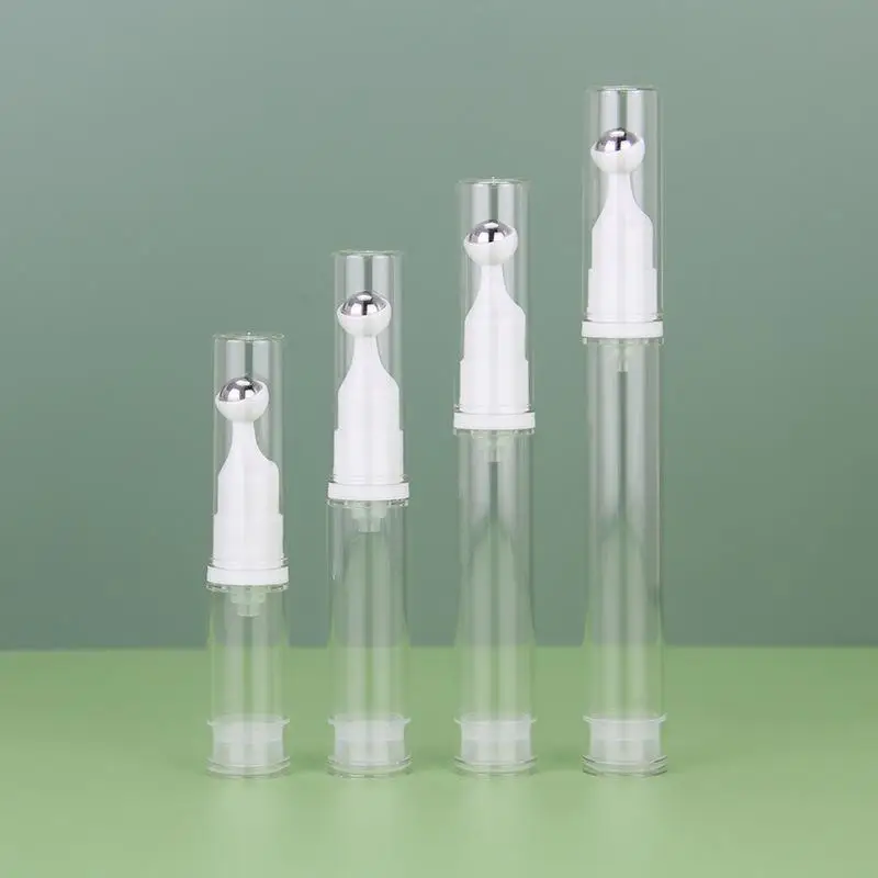 Roller Ball Vacuum Bottle Liquid Essential Foundation Eye Cream Refillable Bottles Travelling Portable Empty Dispenser Bottle