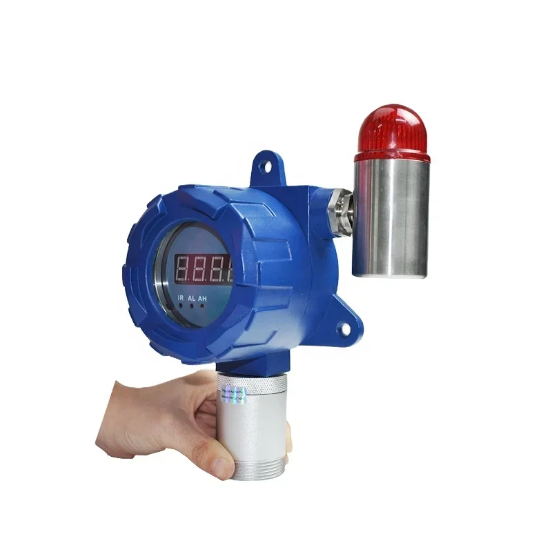 Hydrogen sulfide H2S fixed gas detector machine for gas chamber