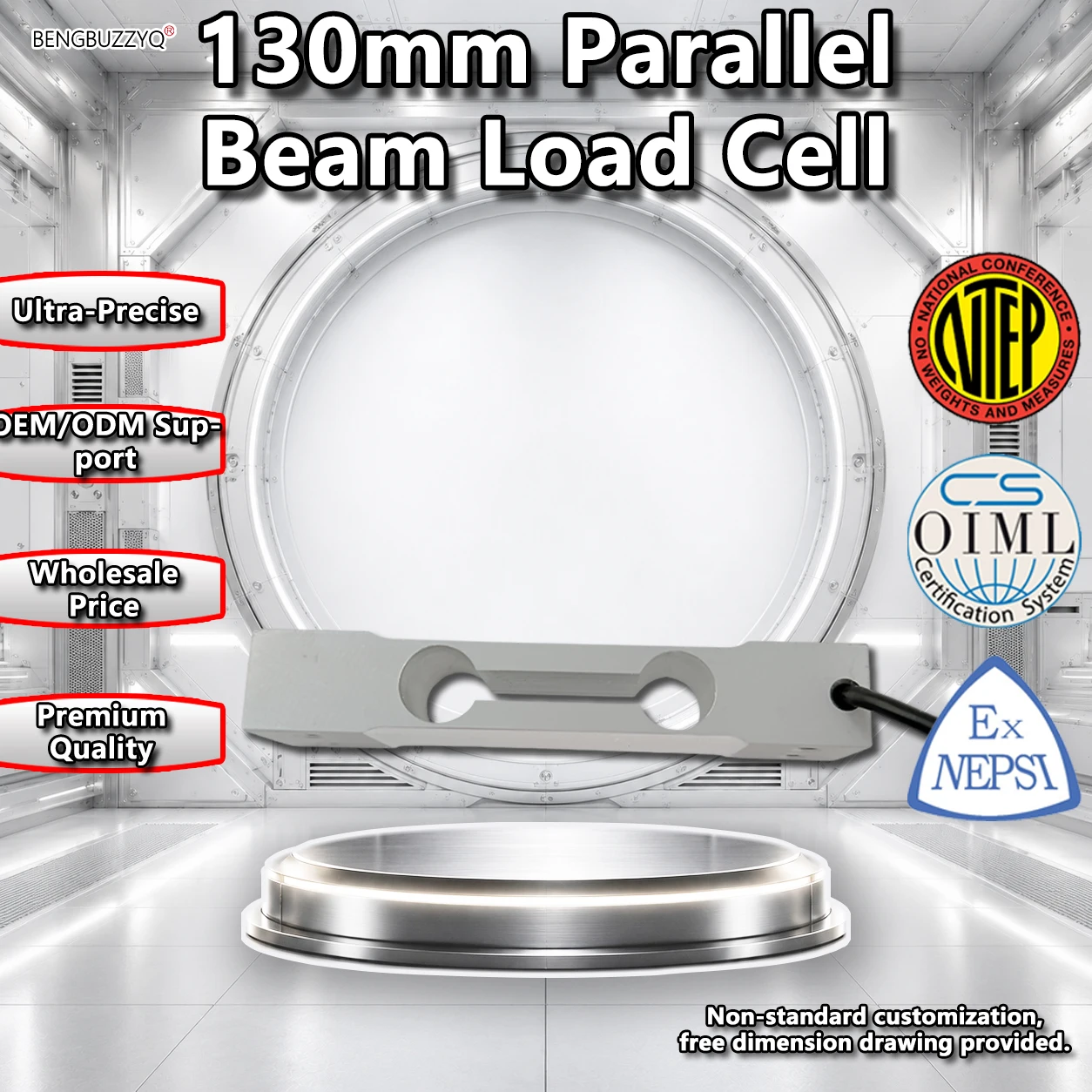 High Precision Single Point Load Cell 3kg 10kg 20kg 50kg 100kg Aluminum Alloy Weight Sensor for Platform Scale OIML C3