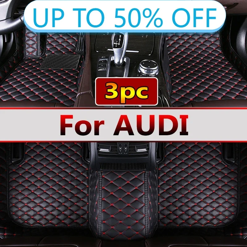 Car Floor Mat For AUDI A1(2door) A1(4door) A1 A3 A3 Hatch A3 Sedan A4 A4 Avant A4 Conver A5 SportA5(2door) A5 Car Accessories