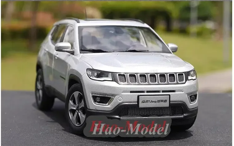 1:18 New For GAGC Fiat JEEP COMPASS Alloy Diecast Guide Metal Car Model Birthday Gifts Hobby Display Collection Ornaments Silver