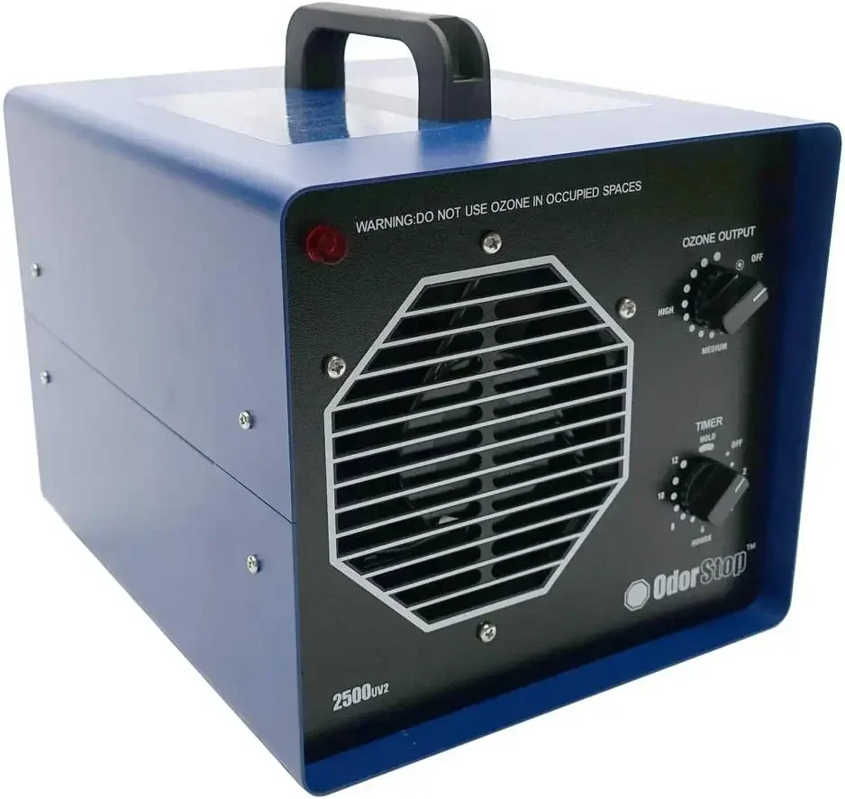 OdorStop OS2500UV2 Professional Grade Ozone Generator/UV Air Purifier for Areas of 2500 Square Feet+, For Deodorizing