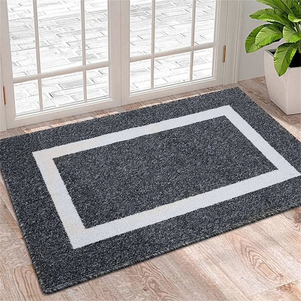 

Olanly Home Entrance Door Mats Absorbent Bathroom Foot Mat Non-slip Quick Drying Bath Rug Washable Rug Floor Carpet For Kitchen