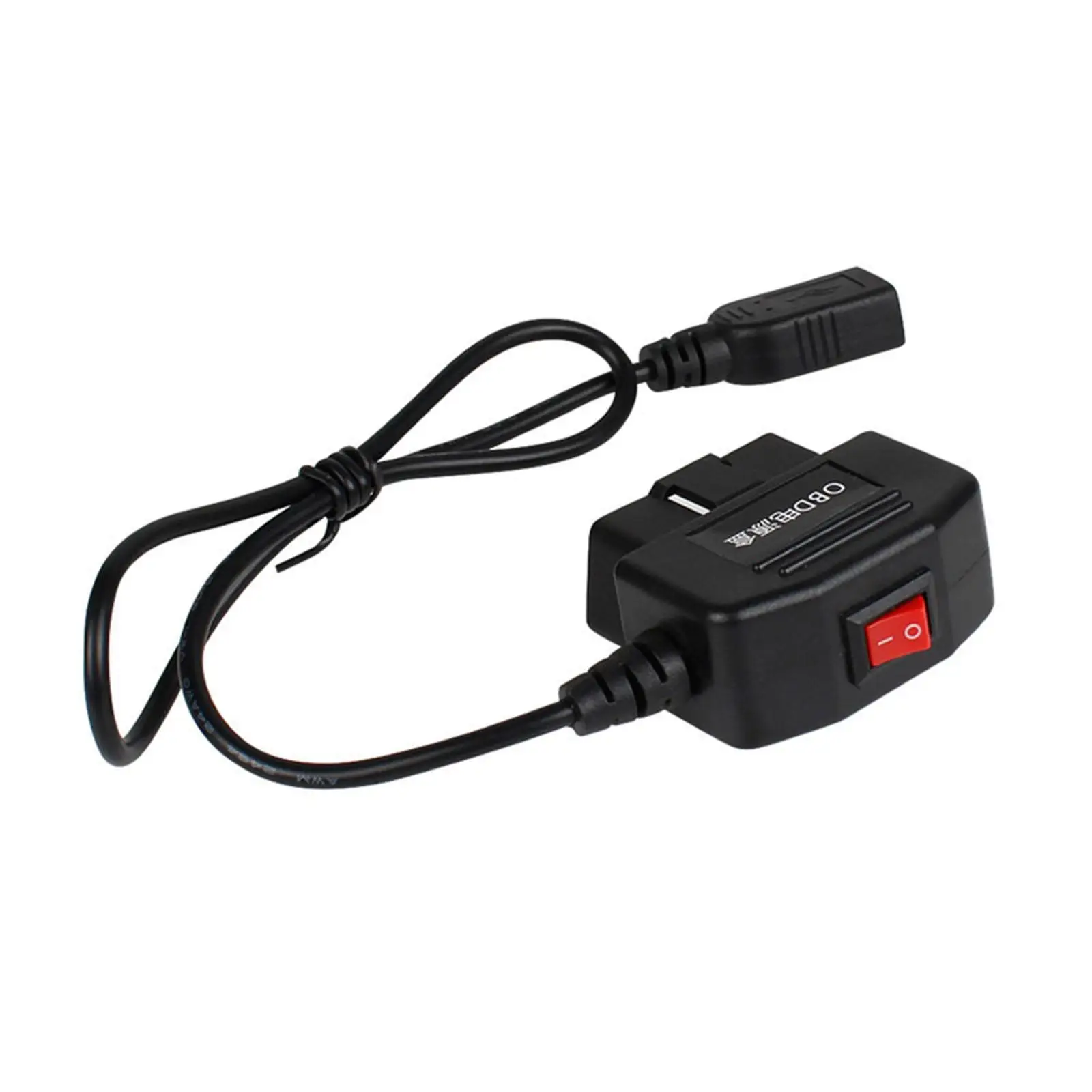 OBD Hardwire Set USB Power Charging Cable Two Mode 24Hours Parking 20cm Wire