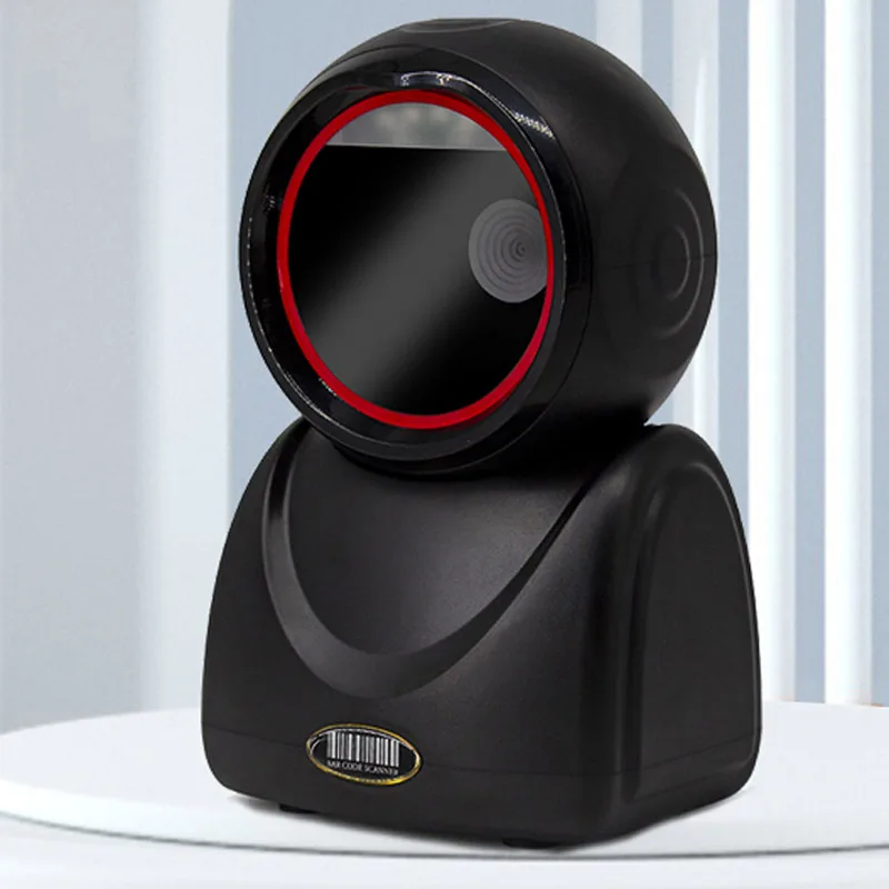 Desktop Omnidirectional 1D 2D Barcode Scanner USB QR Code Reader Automatic Sensing Data Matrix UPC Reading Decoder for Stores