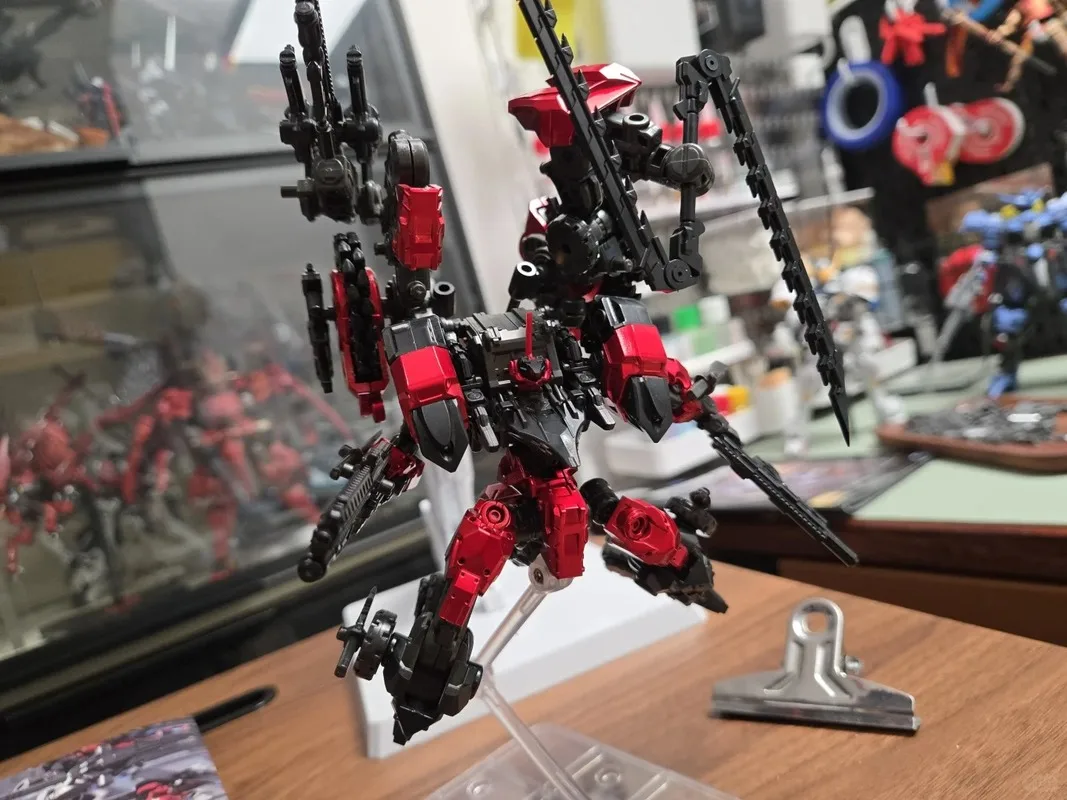 Night Works BIGFIREBIRD Anonymous Bird Action Figure 1/60 Scale Assembly Model Kit Transformation Mecha Toys Gift view 3