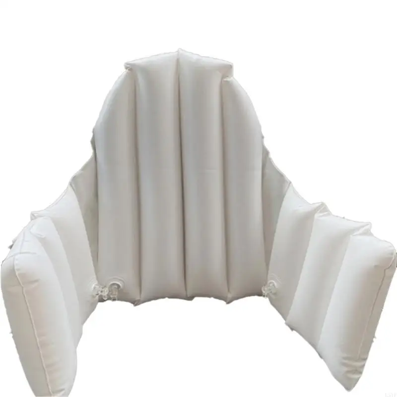 

L5YF Easy to Clean High Chair Cushion Sitting Back Support Pad with Detachable Lining Inflatable Designing for Boys Girls