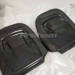 Real Carbon Fiber Seat Back Trim Cover Panel For Audi SQ5 Q5 2018 2019 2020 2021 2022 2023