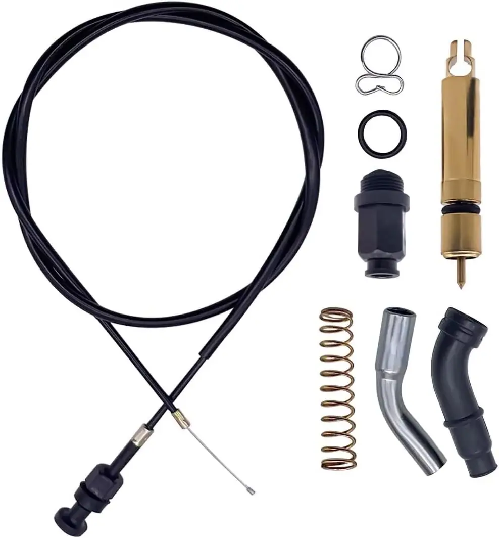 Choke Cable and Starter Valve Plunger Kit Compatible With for Honda TRX450 Foreman 450 es 1998 -2004