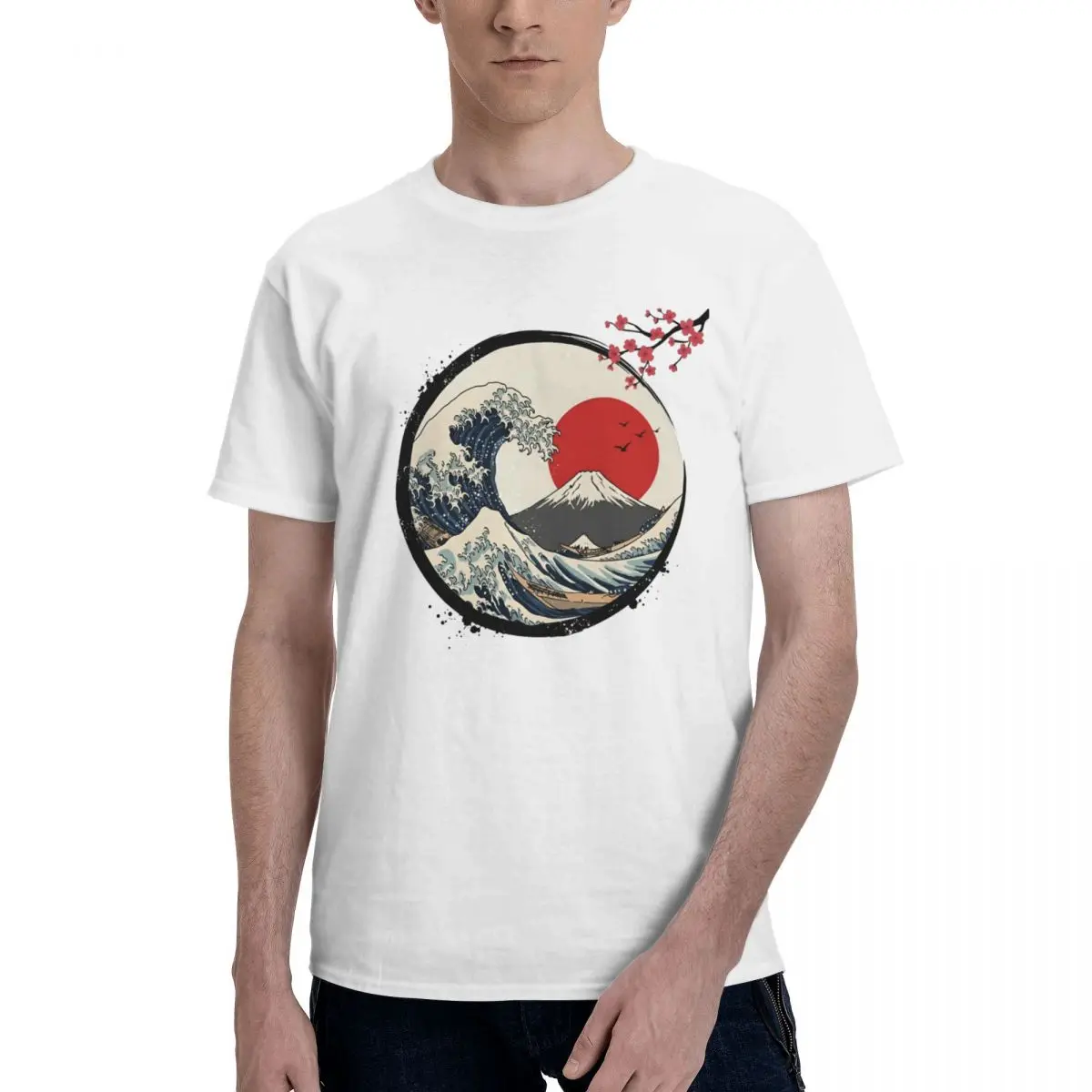 Japanese Waves Hokusai Trending T Shirts Graphic Y2K Summer Customized Mens Women T-Shirt Clothing